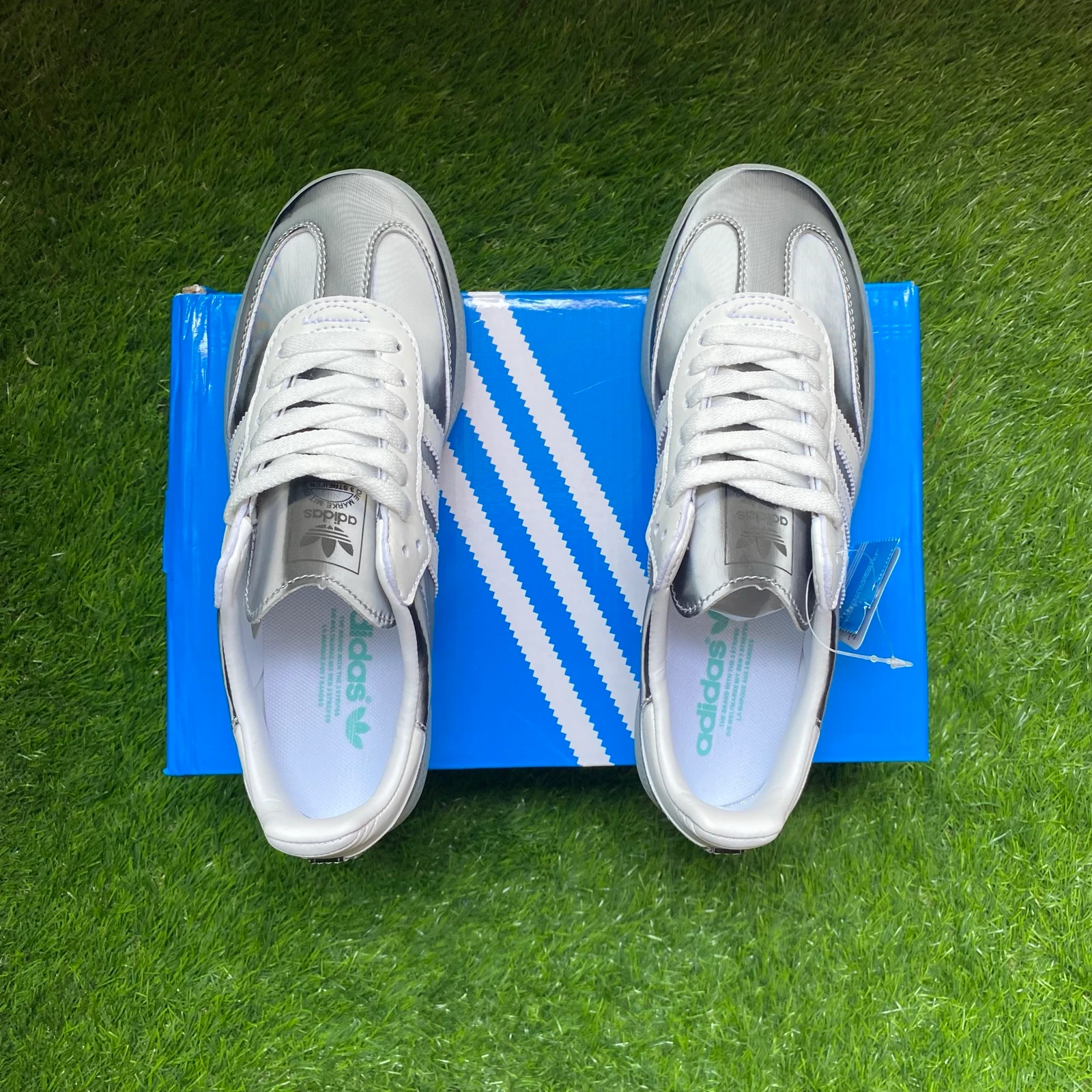 Adidas Samba Reflecterende Zilveren | Maat 39 | Van Kleur Veranderende | Nieuw | Met Doos – photo 3